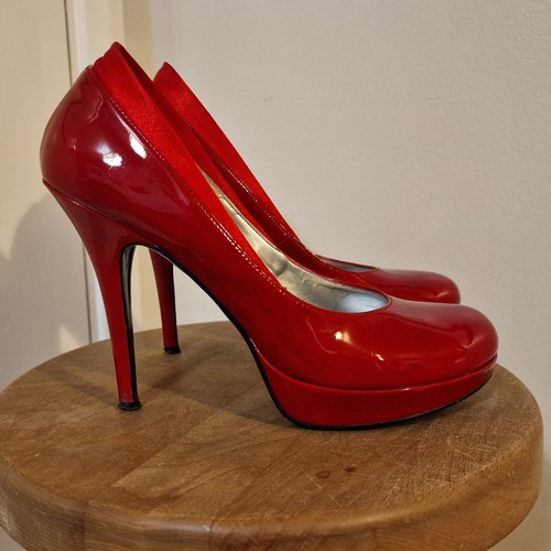 Schuh patent red high heel - patent,