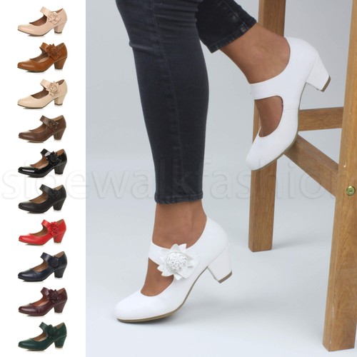 Womens ladies mid - , block
