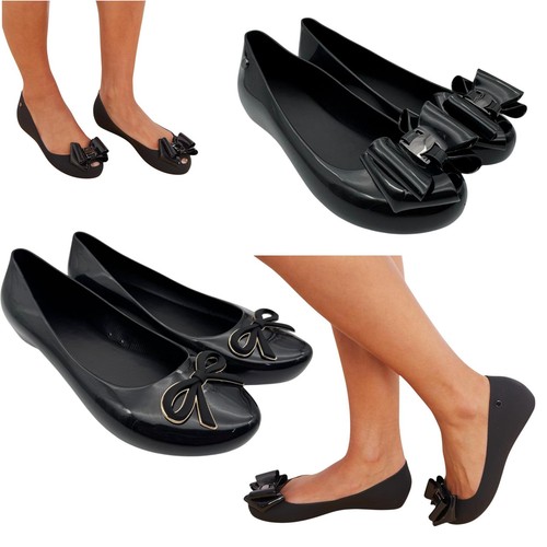 Women slip jelly ballet - on,