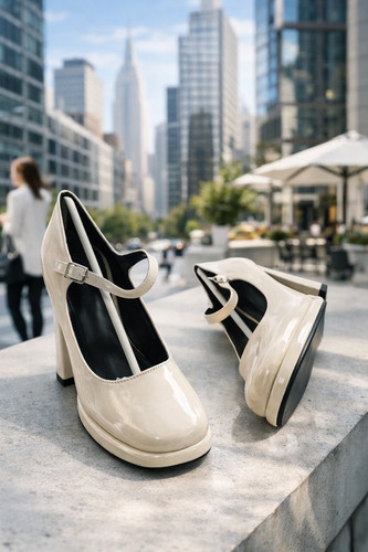New ivory mary jane - ivory,