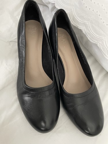 Insolia black leather - m&s,