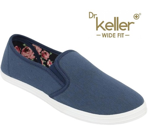 Keller womens navy - navy, wide