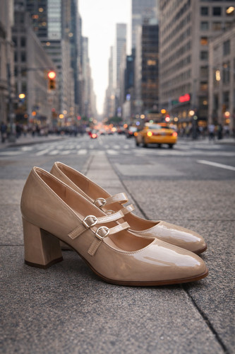New beige mary - mary, jane