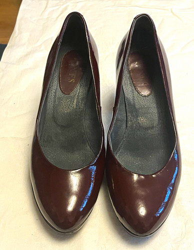 Women burgundy patent - burgundy,