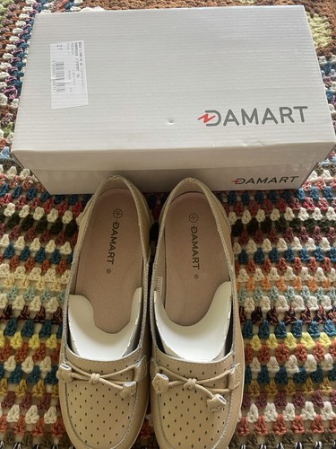 Damart size gold moccasin - damart,