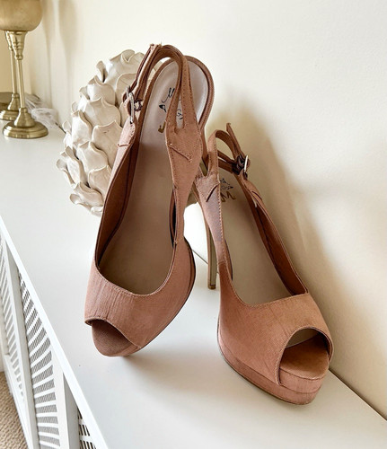 Miss pink high heel peep - heel,