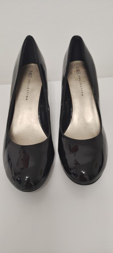 Black patent shoes - black,