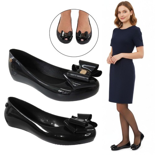 Ladies flat womens bow - flat,