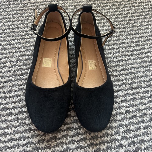 Women flat black shoes - shoes, uk