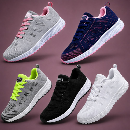 Womens ladies trainers running - womens,