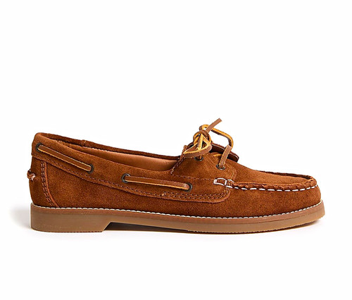 Suede boat shoes - boat, women