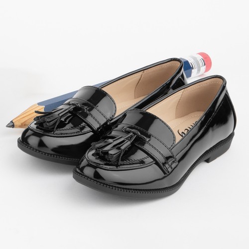 Womens black office loafers - womens,
