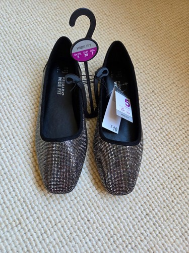 Diamante sparkle shoes primark - diamante,