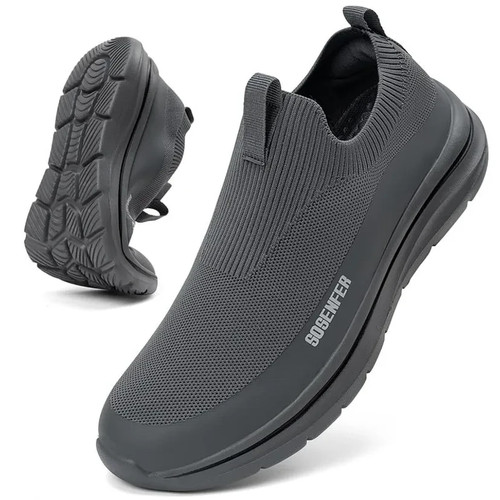 Mens new comfort grey casual - mens,