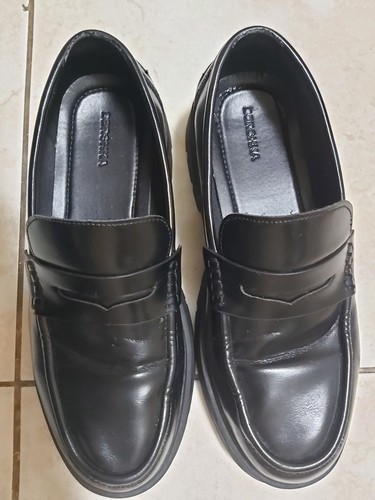 Mens black bershka chunky - black,